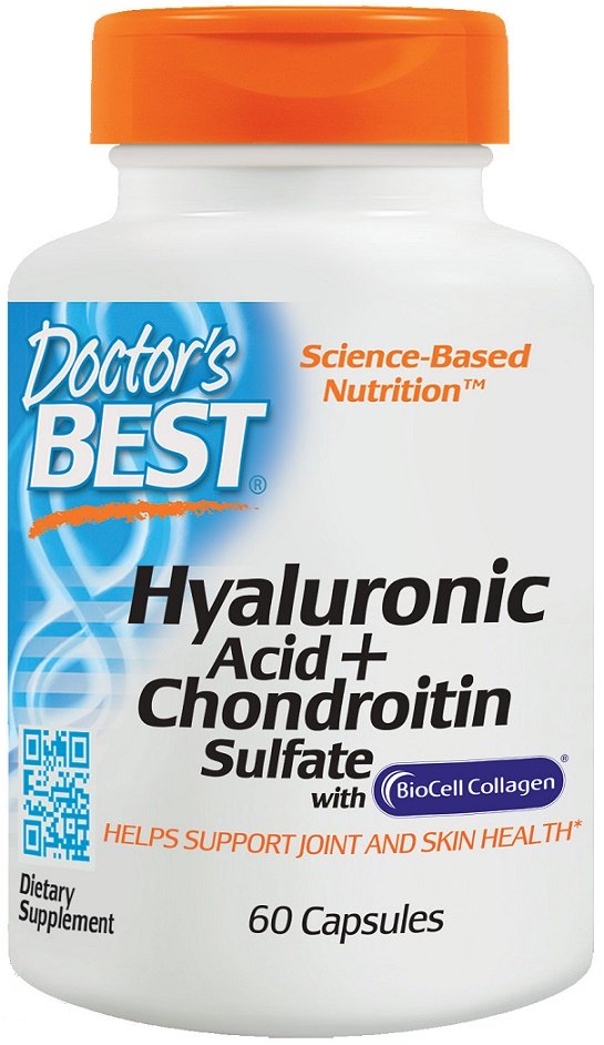 Hyaluronic Acid + Chondroitin Sulfate with BioCell Collagen - 60 caps