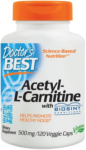acetyl l carnitine with biosint carnitines 500mg 120 vcaps