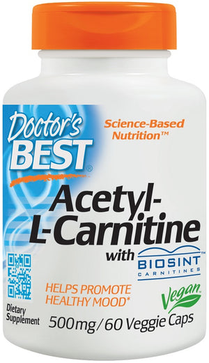 acetyl l carnitine with biosint carnitines 500mg 60 vcaps