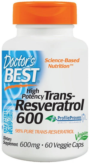 trans resveratrol 600 600mg 60 vcaps