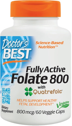 fully active folate 800 with quatrefolic 800mcg 60 vcaps