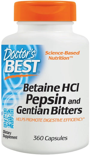 betaine hcl pepsin gentian bitters 360 caps