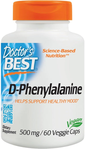 d phenylalanine 500mg 60 vcaps