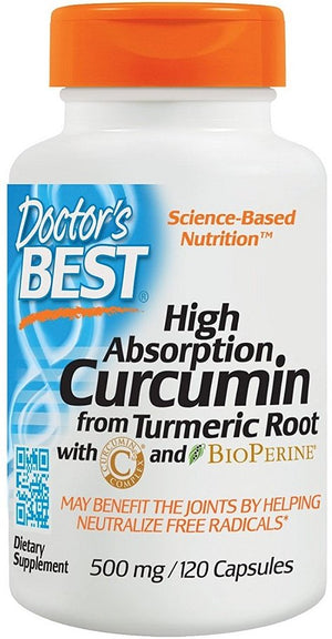 high absorption curcumin from turmeric root with c3 complex bioperine 500mg 120 caps