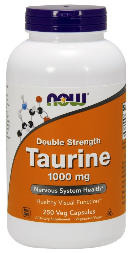 Taurine, 1000mg Double Strength - 250 vcaps