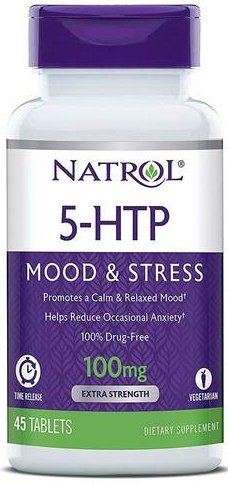 5 htp time release 100mg 45 tablets