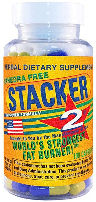 Stacker 2 Ephedra Free - 100 caps
