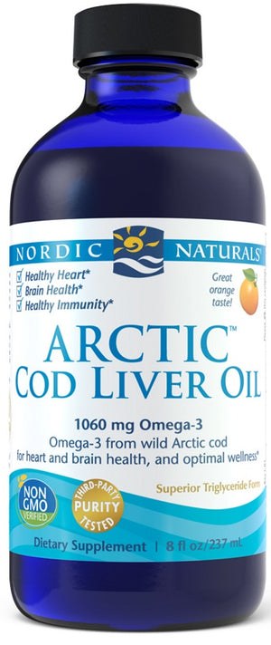 arctic cod liver oil 1060mg orange 237 ml