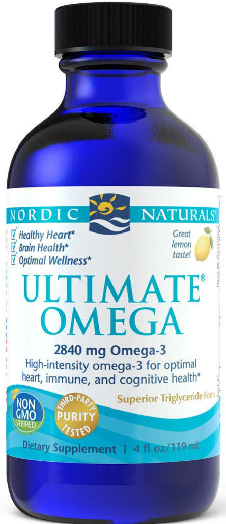 Ultimate Omega, 2840mg Lemon - 119 ml.
