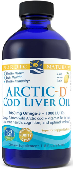 arctic d cod liver oil lemon 237 ml