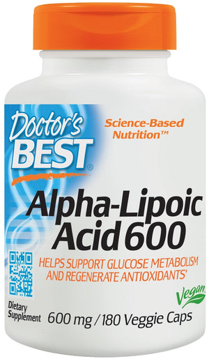 alpha lipoic acid 600mg 180 vcaps