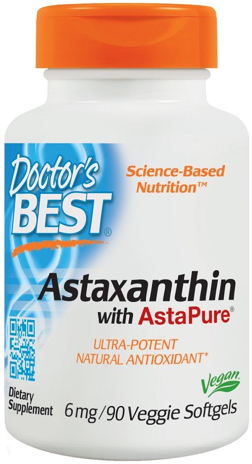 Astaxanthin with AstaPure, 6mg - 90 veggie softgels
