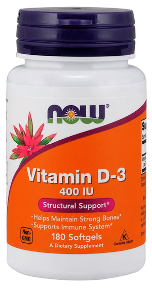 vitamin d 3 400 iu 180 softgels