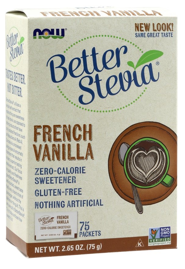 Better Stevia Packets, French Vanilla - 75 packets