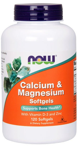 calcium magnesium with vit d and zinc 120 softgels