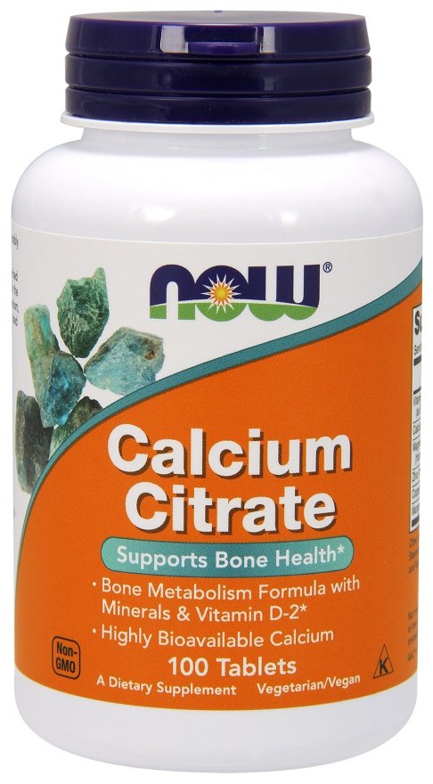 Calcium Citrate with Minerals & Vitamin D-2 - 100 tablets