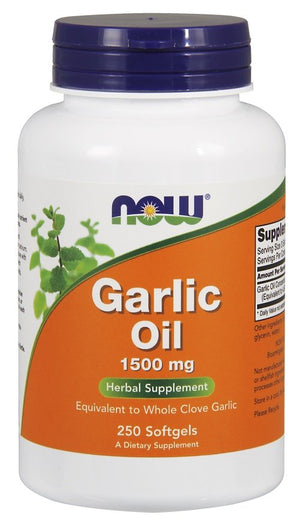 garlic oil 1500mg 250 softgels