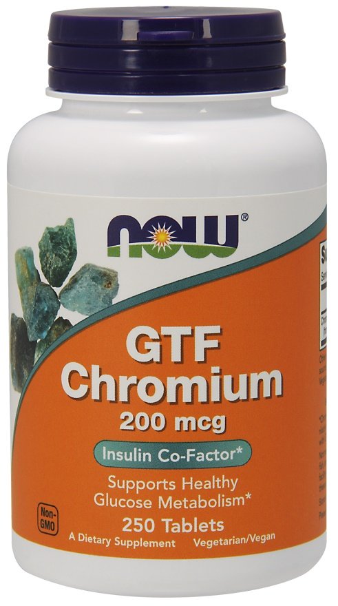 GTF Chromium, 200mcg - 250 tablets
