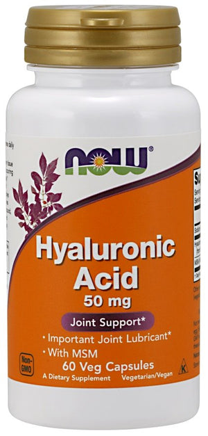 hyaluronic acid with msm 50mg 60 vcaps