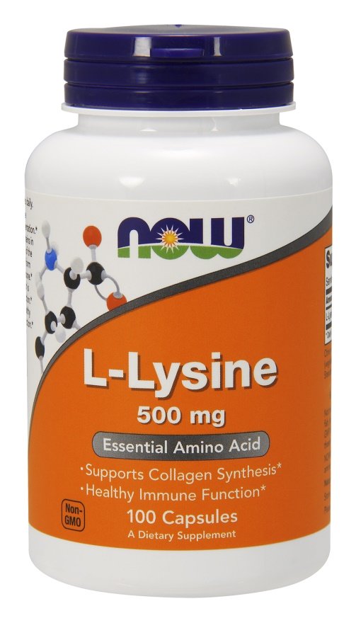 L-Lysine, 500mg - 100 vcaps