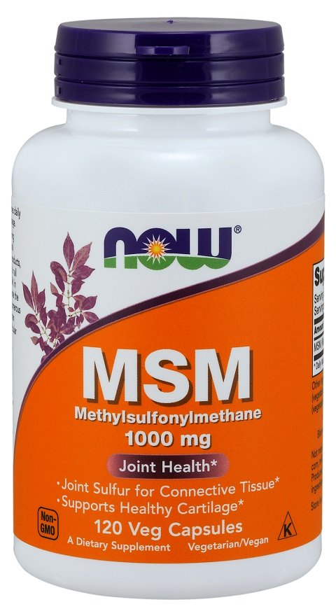 MSM Methylsulphonylmethane, 1000mg - 120 vcaps
