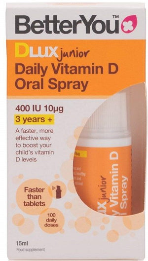 dlux junior daily vitamin d oral spray 15 ml