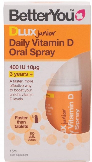 DLux Junior Daily Vitamin D Oral Spray - 15 ml.