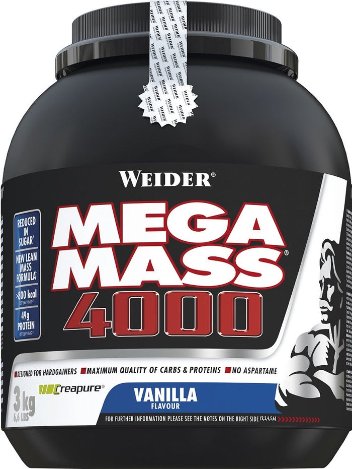 Mega Mass 4000, Vanilla - 3000 grams