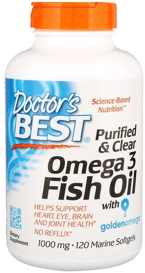 purified clear omega 3 fish oil 1000mg 120 marine softgels