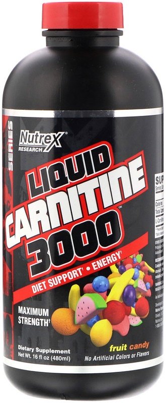 Liquid Carnitine 3000, Green Apple - 480 ml.