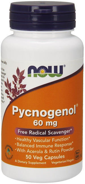 pycnogenol with acerola rutin powder 60mg 50 vcaps
