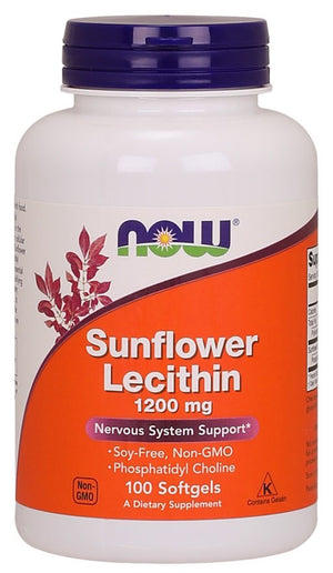 sunflower lecithin 1200mg 100 softgels