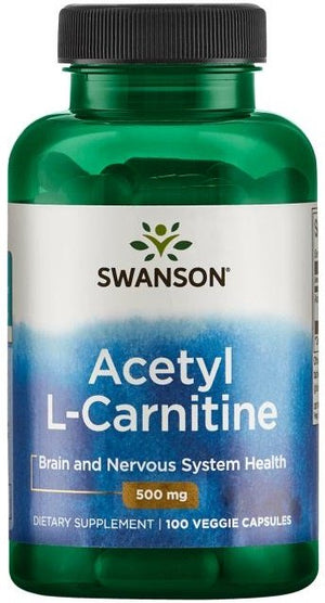 acetyl l carnitine 500mg 100 vcaps 1