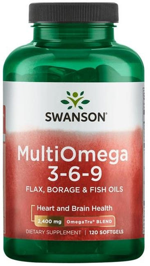 multiomega 3 6 9 flax borage fish oils 120 softgels