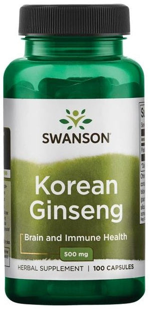 korean ginseng 500mg 100 caps