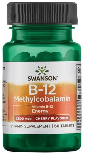 vitamin b 12 methylcobalamin 2500mcg cherry 60 tablets