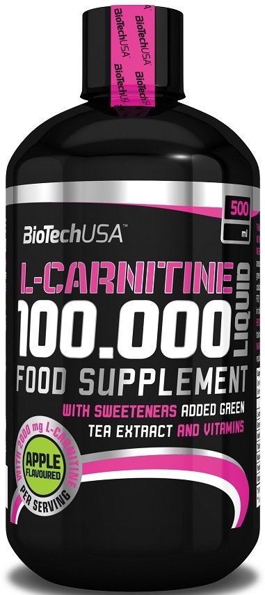 L-Carnitine 100.000, Cherry - 500 ml.