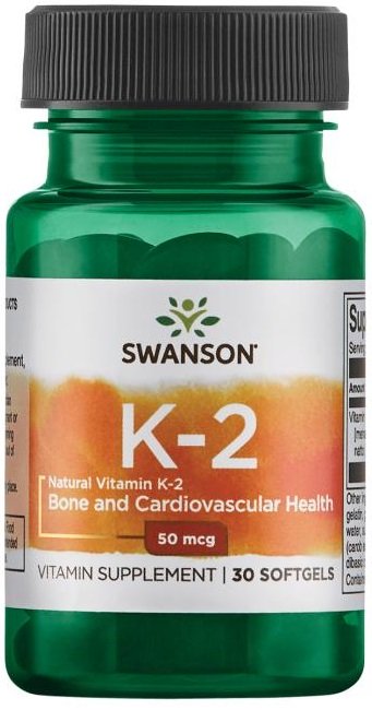 Vitamin K-2 - Natural, 50mcg - 30 softgels