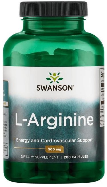 L-Arginine, 500mg - 200 caps