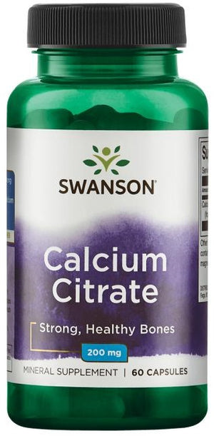 calcium citrate 200mg 60 caps