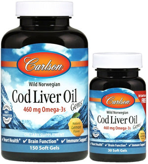 wild-norwegian-cod-liver-oil-gems-460mg--150-+-30-softgels