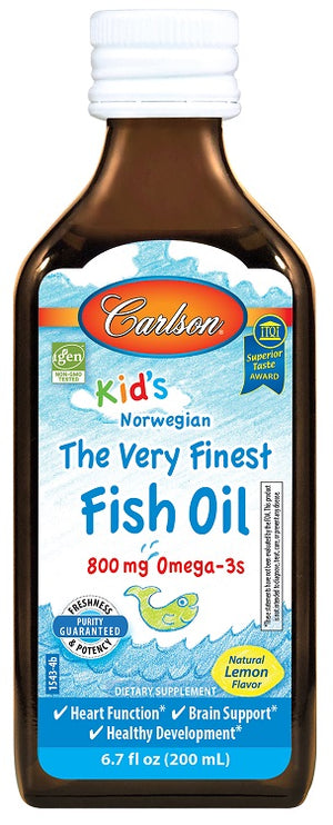 kids the very finest fish oil 800mg natural lemon 200 ml
