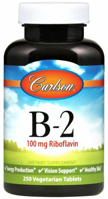 Vitamin B-2, 100mg - 100 vegetarian tablets