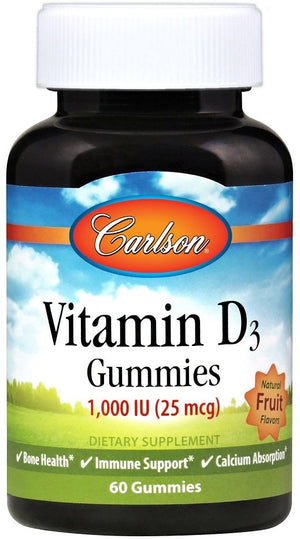 vitamin d3 gummies 1000 iu natural fruit 60 gummies