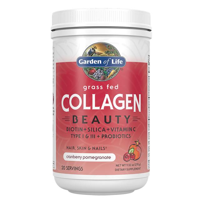 Grass Fed Collagen Beauty, Cranberry Pomegranate - 270 grams