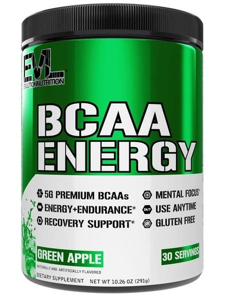 BCAA Energy, Green Apple - 291 grams