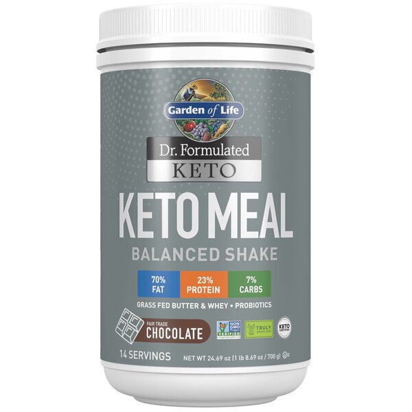 Dr. Formulated Keto Meal, Chocolate - 700 grams