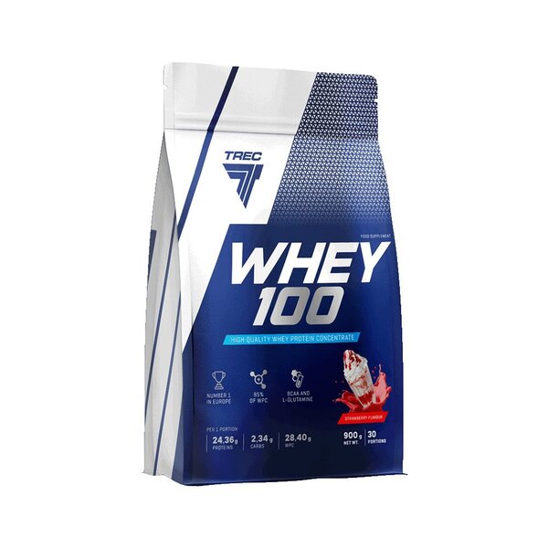 Whey 100 (Bag), Vanilla - 900 grams