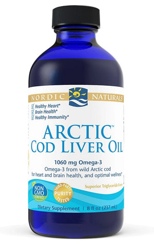 arctic cod liver oil 1060mg unflavored 237 ml