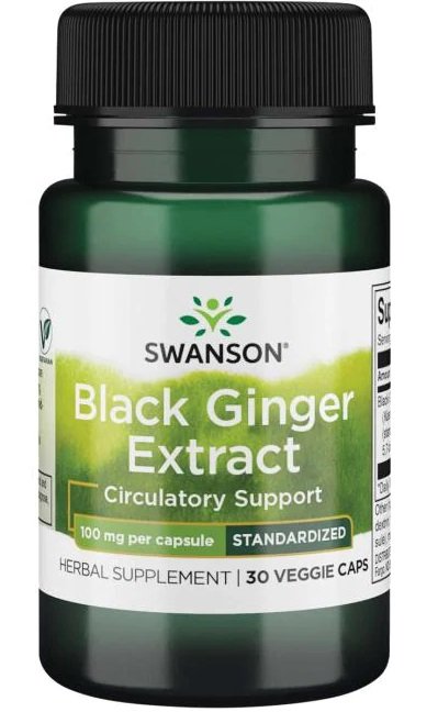 Black Ginger Extract, 100mg - 30 vcaps